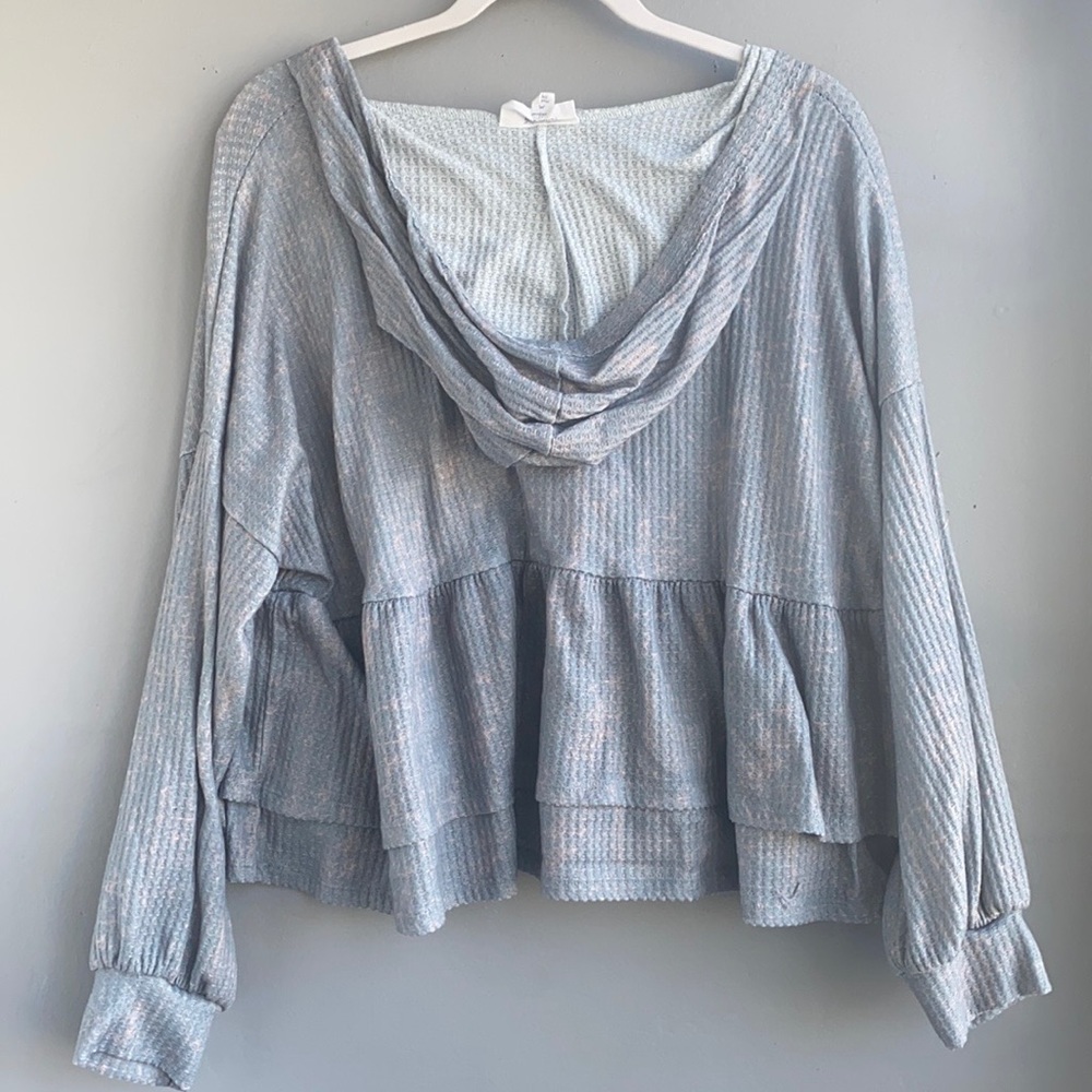 Hooded Tie Dye Top - Picture 4 of 6